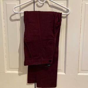 Pacsun brand khakis slim 32x32 red